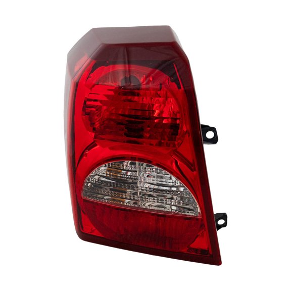 KarParts360 For Dodge Caliber 2007 Tail Light Driver Side | Red And Clear Lens | Lens/Housing | With Bulbs | Replacement For CH2818109 | 5303753AG
