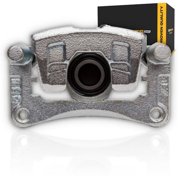 KarParts360 For Dodge Caliber 2008 2009 2010 2011 Brake Caliper Rear | Zinc Coated | Silver | 1EA Piston