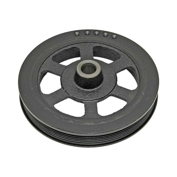 KarParts360 For Dodge Caravan 1991-2007 Harmonic Balancer | Black | Serpentine Drive Belt | 1 Mounting Hole Quantity | Replacement For 4448886