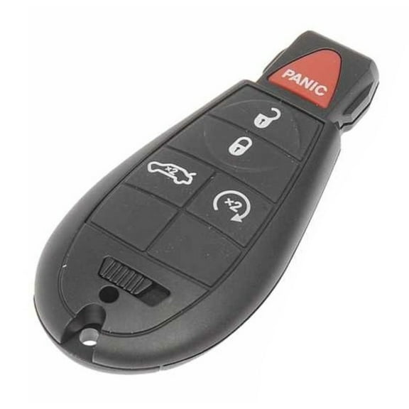 KarParts360 For Dodge Challenger 2009 2010 Keyless Entry Remote | Black Color | 5 Buttons | Replacement For 5026566AB, 5026566AC