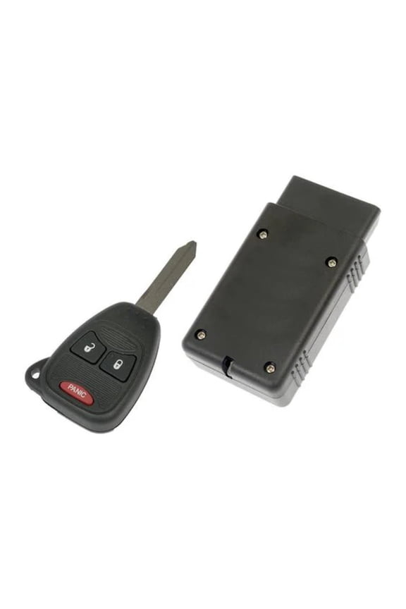 For Dodge Charger 2006 2007 Keyless Entry Remote | Black Color | 3 Buttons | Replacement For 5135670AA, 5175786AA