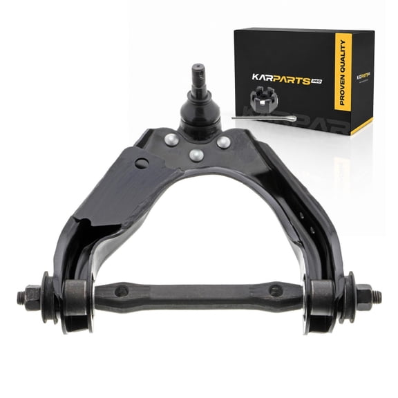 KarParts360 For Dodge Durango 1998 1999 Control Arm and Ball Joint | Steel | Rubber Bushing | Bolt In Ball Joint Mounting | Black