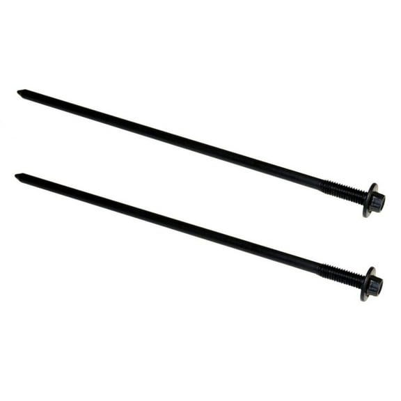 KarParts360 For Dodge Intrepid 1998-2004 Headlight Mounting Screw Driver And Passenger Side | Pair | Black | Steel