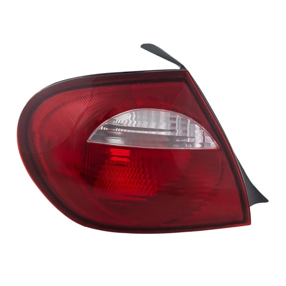 KarParts360 For Dodge Neon 2004 2005 Tail Light Driver Side | Clear, Red Lens | With Code MLP | Replacement For CH2800151 | 5288527AM