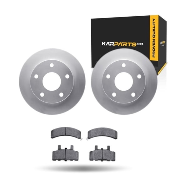 KarParts360 For Dodge Ram 1500 1994 95 96 97 98 1999 Brake Rotor Set