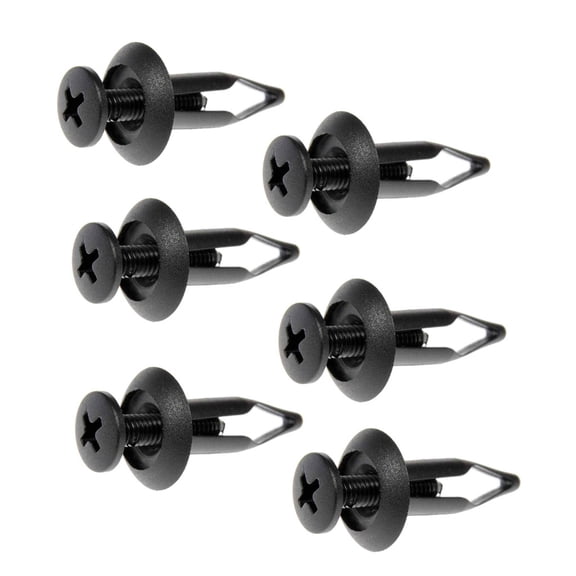 KarParts360 For Dodge Ram 2500 2005 Rivets | Nylon Material | Black | 6 Pieces | Replacement For 6502871, 91502SM40000