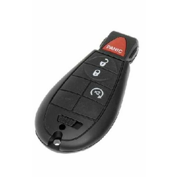 KarParts360 For Dodge Ram 2500 2010 Keyless Entry Remote | Black Color | 4 Buttons | Replacement For 5026196AB, 5026196AC