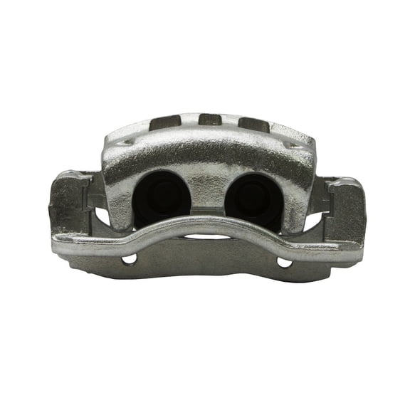 KarParts360 For Ford Crown Victoria 2003-2011 Disc Brake Caliper | Zinc Coated Finish | Silver Color | 2-Each Piston | With Bleeder Screw