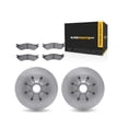 thumbnail image 1 of KarParts360 For Ford E-250 2003 Brake Rotor Set | Cast Iron | Excluded Calipers | Vented | Commercial / Fleet Duty Driving Style | Plain Rotor Style, 1 of 4