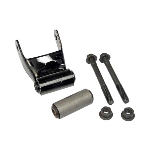 KarParts360 For Ford E-250 Econoline Club Wagon 1990 1991 Leaf Spring Shackle Set Rear | Steel | With Bushings | Replacement For E0TZ-5776-A