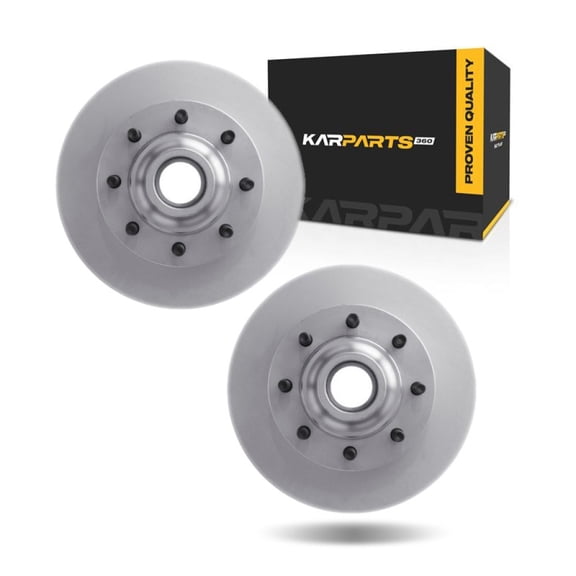 KarParts360 For Ford E350 Econoline 1997 1998 1999 2000 Brake Rotors Front
