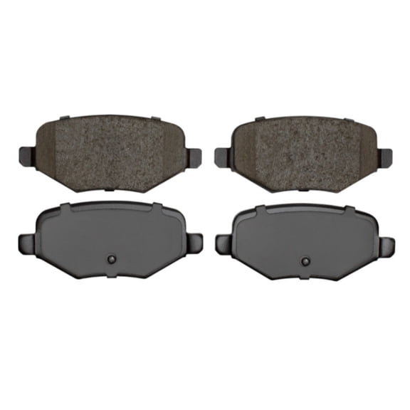KarParts360 For Ford Edge 2011 2012 2013 2014 Disc Brake Pads Set | Ceramic Friction | 50 Millimeters / 1.97 Inches Inner and Outer Pad Height