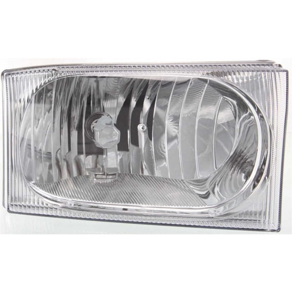 KarParts360 For Ford Excursion Headlight Assembly 2002 2003 2004 Passenger Side | w/ Bulbs | FO2503183