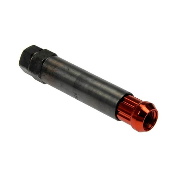 KarParts360 For Ford F-100 Ranger 1996 Spline Drive Lock Set | Steel | Red Color | External Lock Design Pattern | Fine Thread Type
