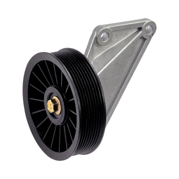 KarParts360 For Ford F-250 1997 1998 1999 Air Conditioning Bypass Pulley | Plastic Pulley; Aluminum Bracket | Serpentine | 127MM Outside Diameter