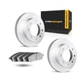 thumbnail image 1 of KarParts360 For Ford F-250 2008 2009 Brake Rotor Set | Plain Rotor Style, 1 of 4
