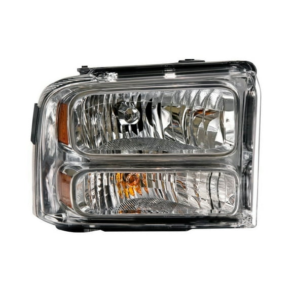 KarParts360 For Ford F-250 Super Duty Headlight Assembly 2006 2007 Passenger Side w/Bulbs Replaces FO2503217