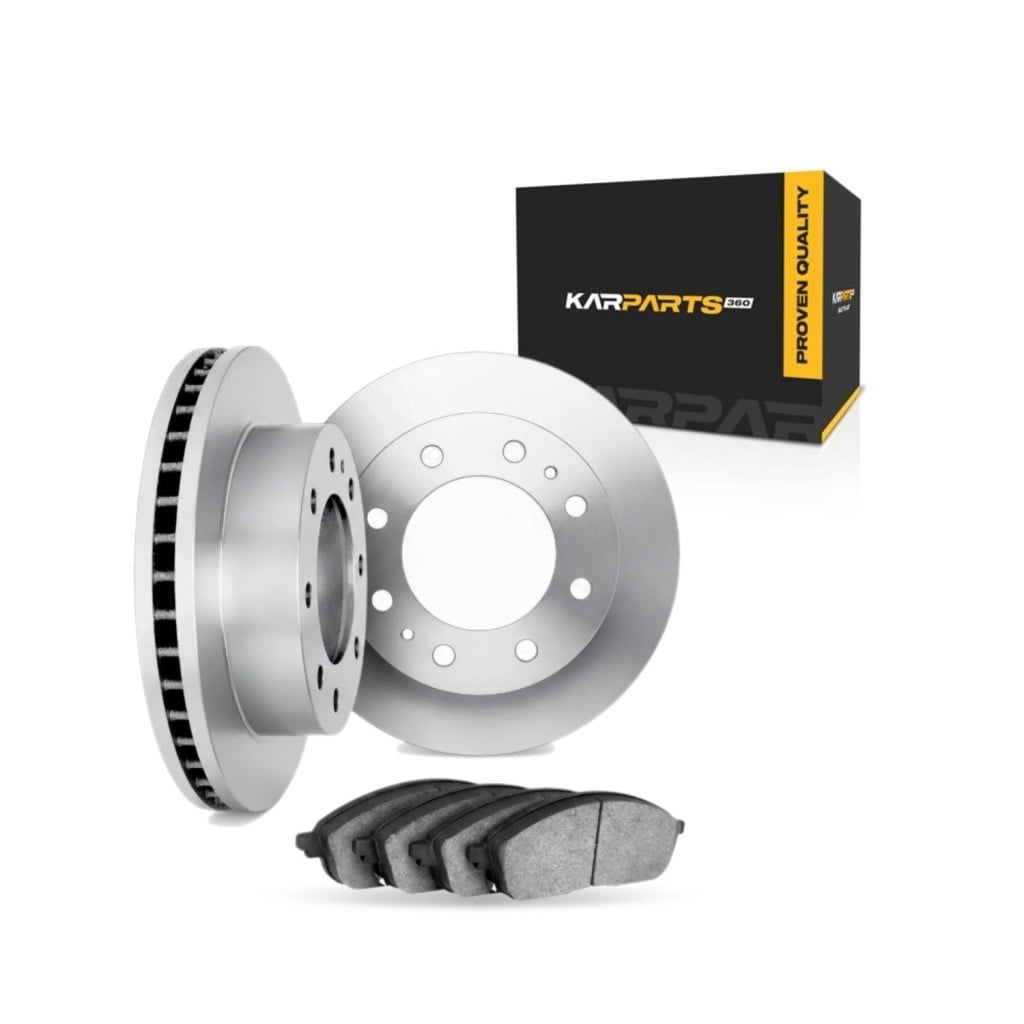 KarParts360 For Ford F-350 2011 2012 Brake Rotor Set Rear | Cast Iron ...