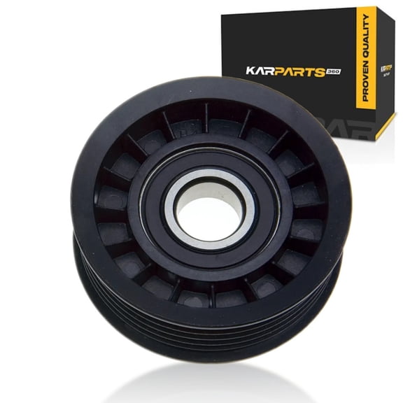 KarParts360 For Ford Focus 2000-2007 Accessory Belt Idler Pulley | 6-Groove Pulley Number of Grooveson