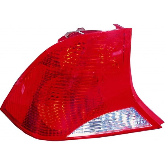 KarParts360 For Ford Focus Tail Light Assembly 2003 2004 Driver Side Replaces FO2800198