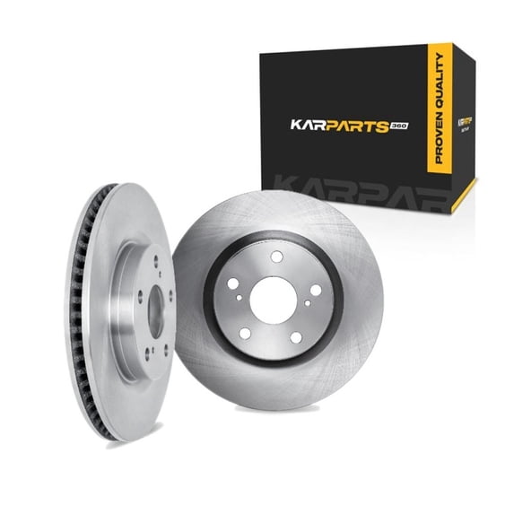 KarParts360 For Ford Freestar 2004 2005 2006 2007 Brake Rotors Front | Cast Iron | Rotors Only Design | 1-Piece Construction