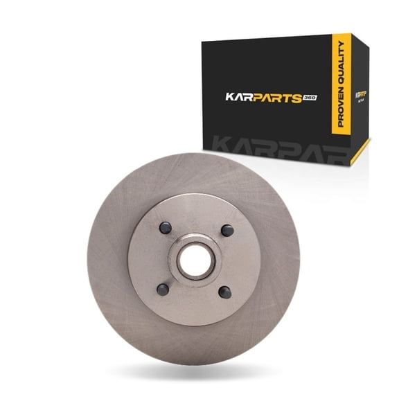 KarParts360 For Ford Mustang 1990 1991 1992 1993 Disc Brake Rotor | Front | Cast Iron Material | 4 Lug Holes | Vented Type