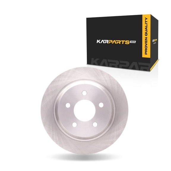 KarParts360 For Ford Mustang 1994 95 96 97 98 1999 Disc Brake Rotor | Rear | Cast Iron Material | Vented Type | 5 Lug Holes