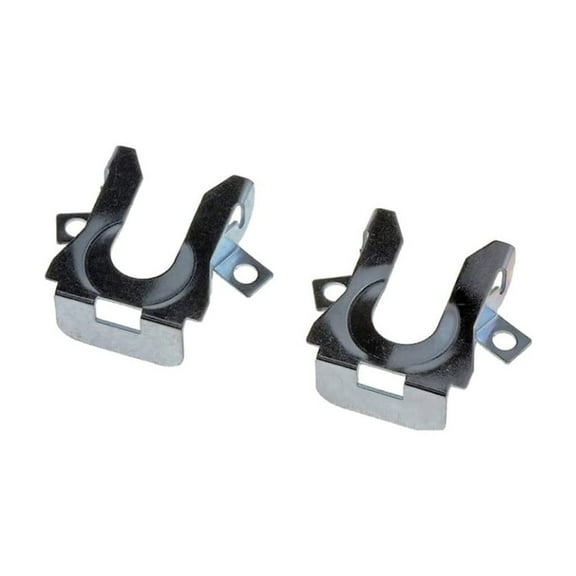 KarParts360 For Ford Ranger 1991-2000 Headlight Retainers | Steel | Chrome Finish | Clip Fastener Type | 0.125 Inches Fastener Hole Size