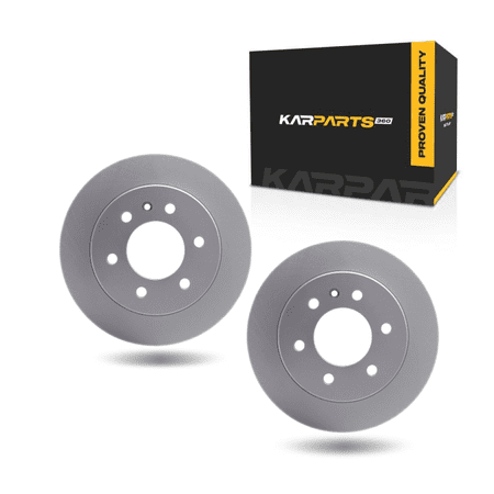 KarParts360 For Freightliner Sprinter 2500 2019 2020 2021 Brake Rotors Rear | Cast Iron Material | Plain Rotor Style