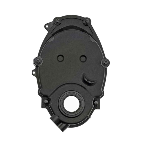 KarParts360 For GMC Jimmy 1995-2001 Timing Cover | Plastic Material | Black | Replacement For 10077964, 12554555