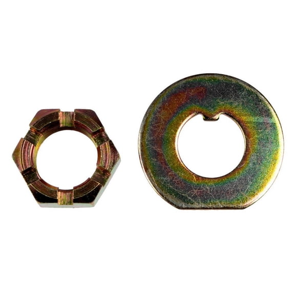 KarParts360 For GMC S15 1990 Spindle Nut Kit | Includes Nut, Washer, Retainer, Cotter Pin | 3/4-20 Thread Size | Replacement For 378137, 600194