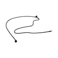 thumbnail image 1 of KarParts360 For GMC Sierra 1500 HD 2005 2006 Wiper Hose | Front | Black Housing | Polymer Material | Replacement For 12463086, 1 of 4