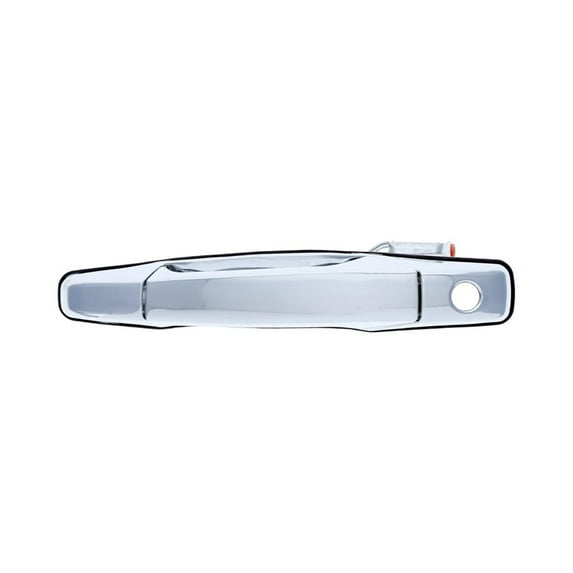 KarParts360 For GMC Sierra/Sierra 1500 2007-2013 Exterior Door Handle Driver Side | Front | Metal, Plastic | Chrome | With Key Lock Hole