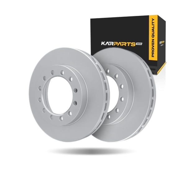 KarParts360 For GMC W5500 Forward 1999-2010 Brake Rotors | Cast Iron Rotor Material