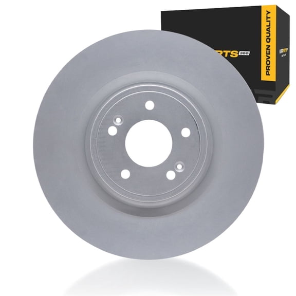 KarParts360 For Genesis G70 2019 2020 2021 2022 Brake Rotor Front | Cast Iron
