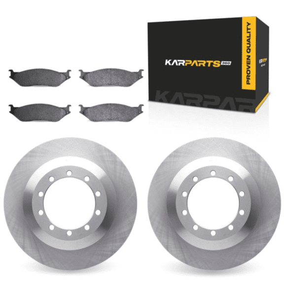KarParts360 For Holiday Rambler Vacationer 2011 12 13 14 2015 Brake Rotor Set Rear | Excluded Calipers | Plain Rotor Style