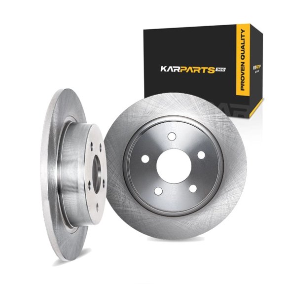 KarParts360 For Honda Element 2003-2011 Disc Brake Rotors Rear | Cast Iron