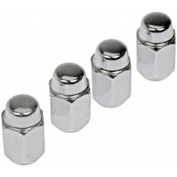 KarParts360 For Honda Ridgeline 2012 2013 2014 Wheel Lug Nut | 4 Pieces | Chrome Finish | Made Of Steel | M14-1.50 Thread Size | Acorn Style