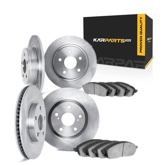 KarParts360 For Hyundai Sonata 2015 Brake Rotor Set Front and Rear