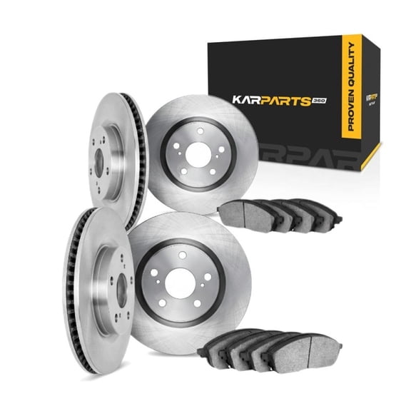 KarParts360 For Infiniti FX35/FX45 2003 2004 2005 Brake Rotor Set