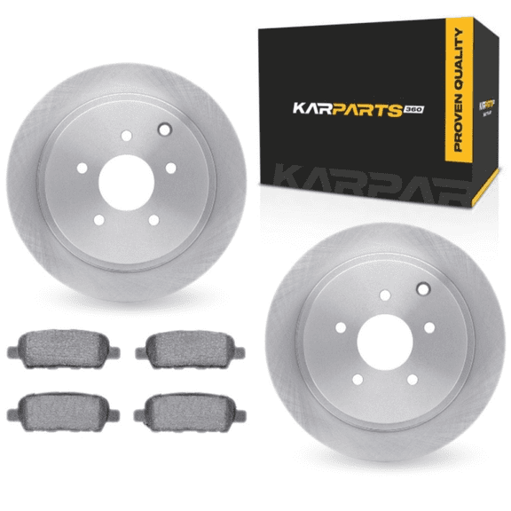 KarParts360 For Infiniti FX45 2003 04 05 06 07 2008 Brake Rotor Set Rear