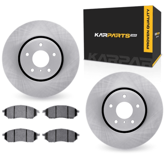 KarParts360 For Infiniti FX45 2005 2006 2007 2008 Brake Rotor Set