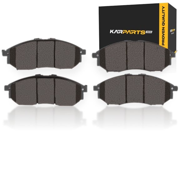 KarParts360 For Infiniti G35/FX45 2005 2006 2007 2008 Brake Pads | Ceramic | Mechanical Pad Wear Sensor | 58.4 Millimeters / 2.30 Inches Inner Height