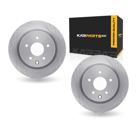 KarParts360 For Infiniti M35/M45 2006 07 08 09 2010 Brake Rotor Set Rear