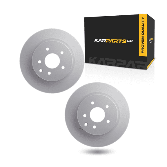 KarParts360 For Infiniti M35/M45 2006 07 08 09 2010 Brake Rotors Rear