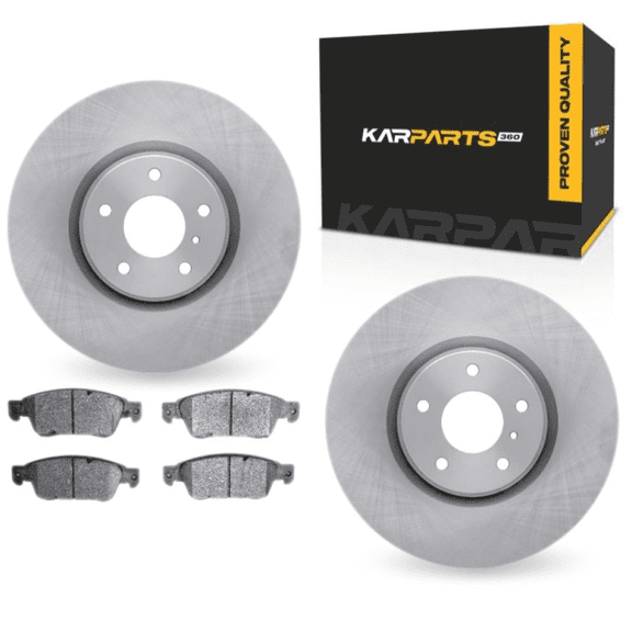 KarParts360 For Infiniti Q60 2014 2015 Brake Rotor Set Front