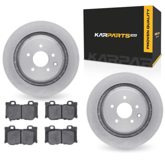 KarParts360 For Infiniti Q60 2014 2015 Brake Rotor Set