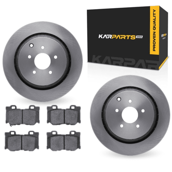 KarParts360 For Infiniti Q60 2017 2018 2019 2020 Brake Rotor Set