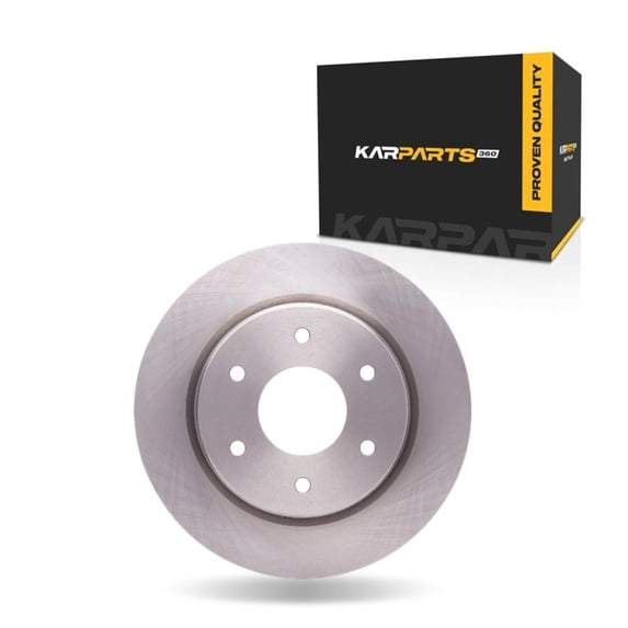 KarParts360 For Infiniti QX56 2005 2006 Disc Brake Rotor | Front | Cast Iron Material | Vented Type | 6 Lug Holes