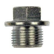 KarParts360 For Isuzu FTR/FVR 1998-2009 Oil Drain Plug | Steel Material | Silver | Gasket | Hex Head Drive | Fine Thread | Replacement For 032510